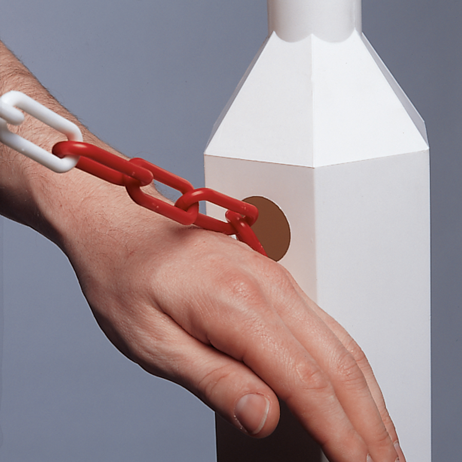 Verbindungsglied 6mm aus Kusntstoff, rot