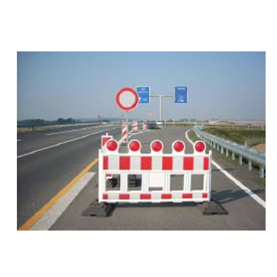 LED-Sperrstrahlergarnitur Teilsperrung  Folie Typ RA2/B