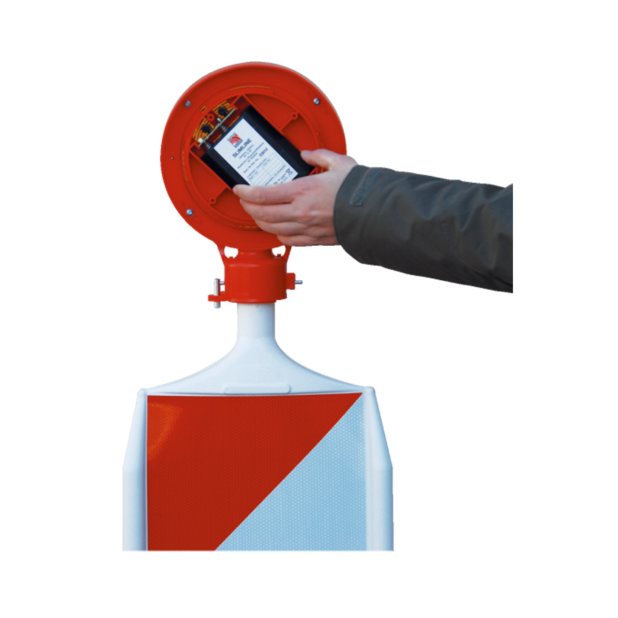 TL-Bakenleuchte OptiLED  gelb, einseitig