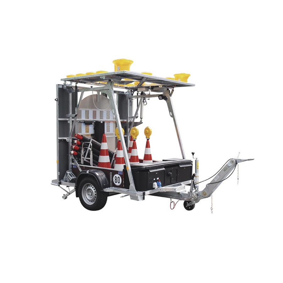 Fahrbare Absperrtafel VSA-Feuerwehr 