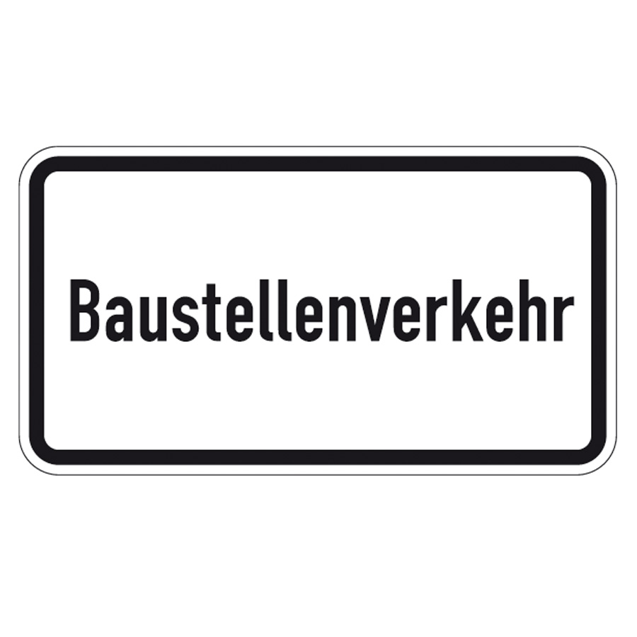 Verkehrszeichen (2001) -  StVO Baustellenverkehr