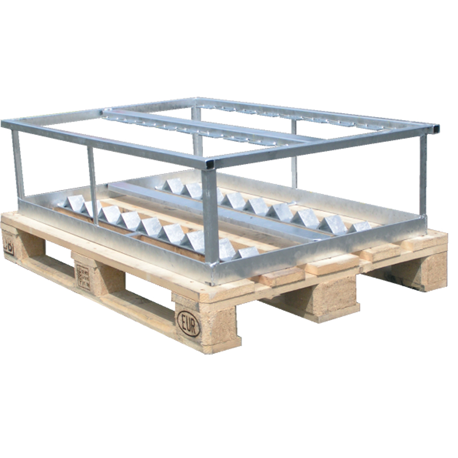 Transport- u. Lagerbox für bis zu 20 horizont klemmfix Sicherheits Klapp-Baken