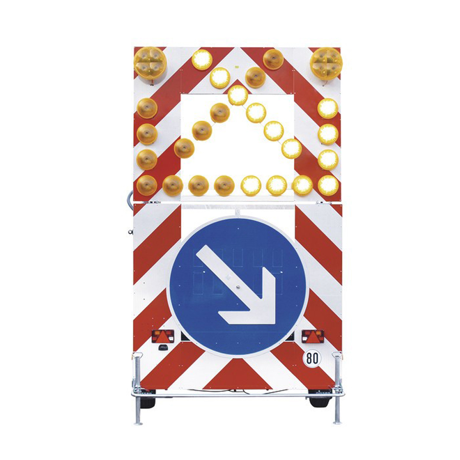 Fahrbare Absperrtafel Typ A1