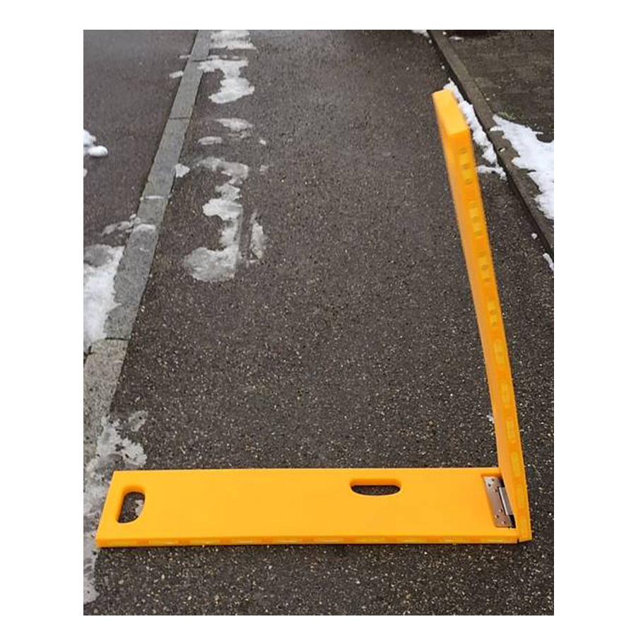 Warnschwelle klappbar