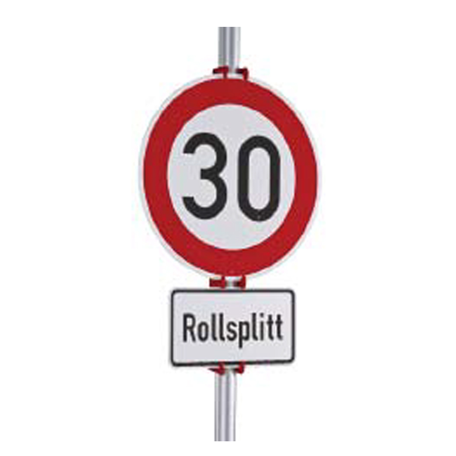 Klemmschelle Typ U3, rot, für Rohre Ø 76 mm