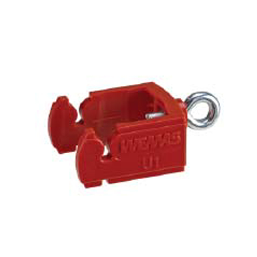 Klemmschelle Typ U3, rot, für Rohre Ø 76 mm