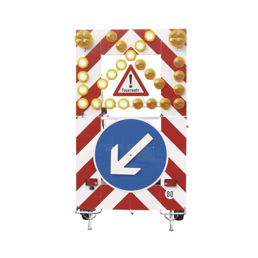 Fahrbare Absperrtafel VSA-Feuerwehr 