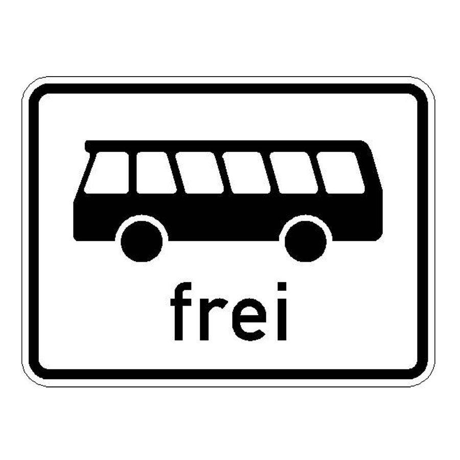 Verkehrszeichen (1020-30) -StVO Anlieger Frei
