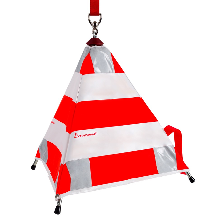 Triopan Warnsignal mit Reflexeinsätzen 3 dimensional
