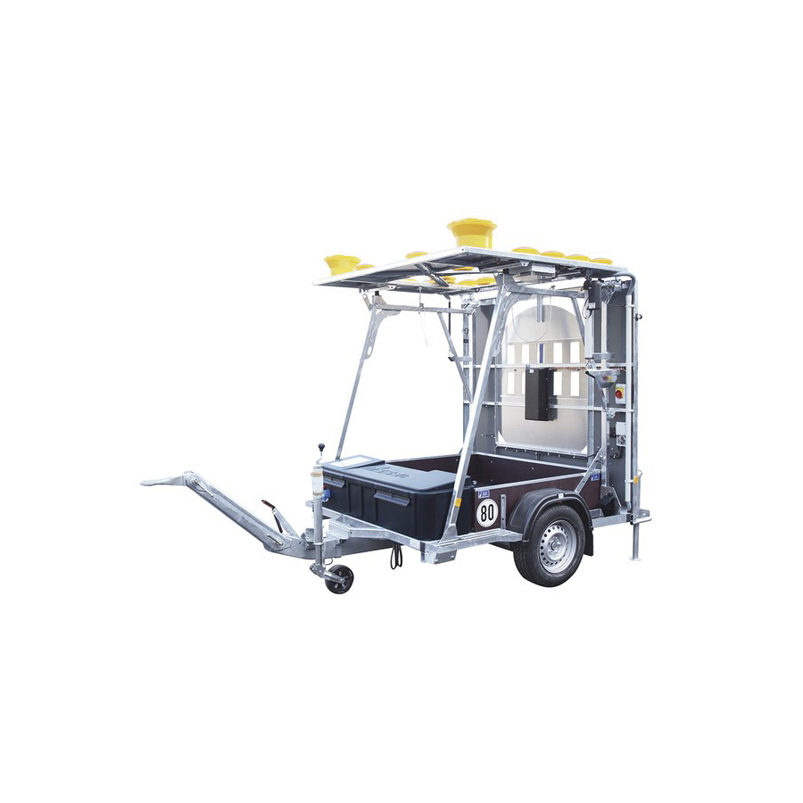 Fahrbare Absperrtafel Typ A1