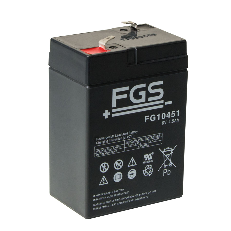 Akkumulator für Euro-Blitz compact und EuroBlitz, 6V/4,5AH