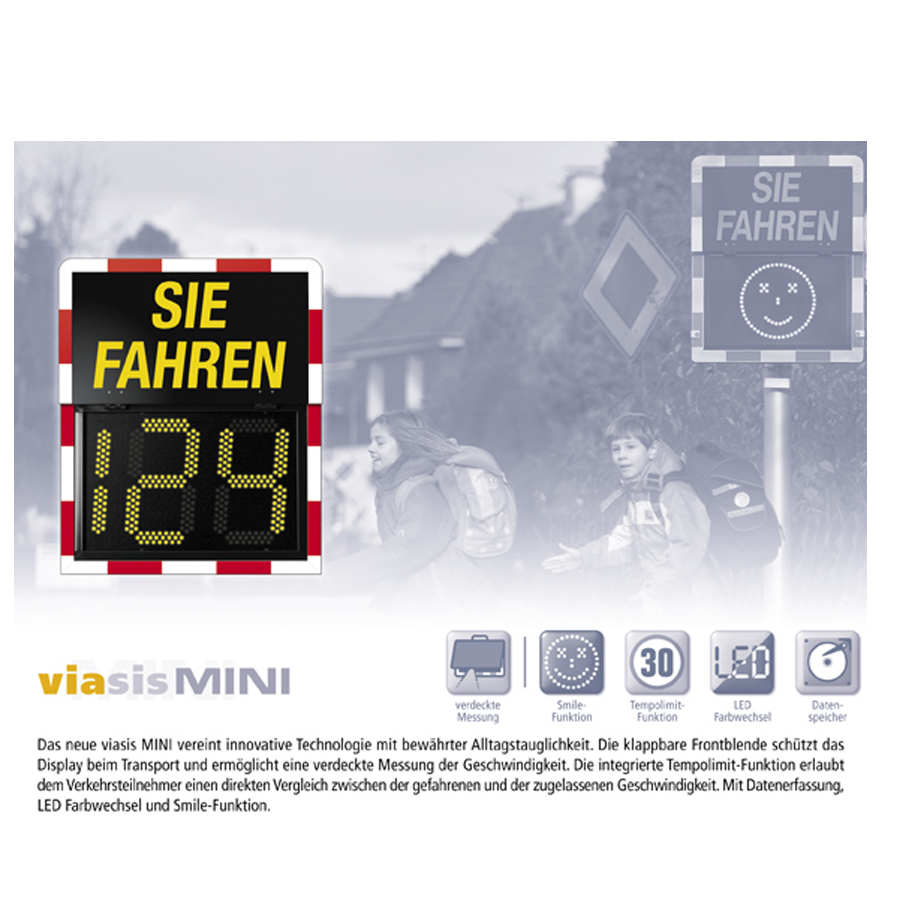 viasis MINI Geschwindigkeitsdisplay
