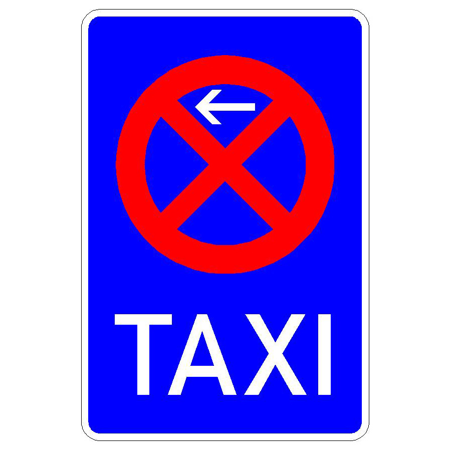 Verkehrszeichen (229-10) - StVO Taxenstand (Anfang)