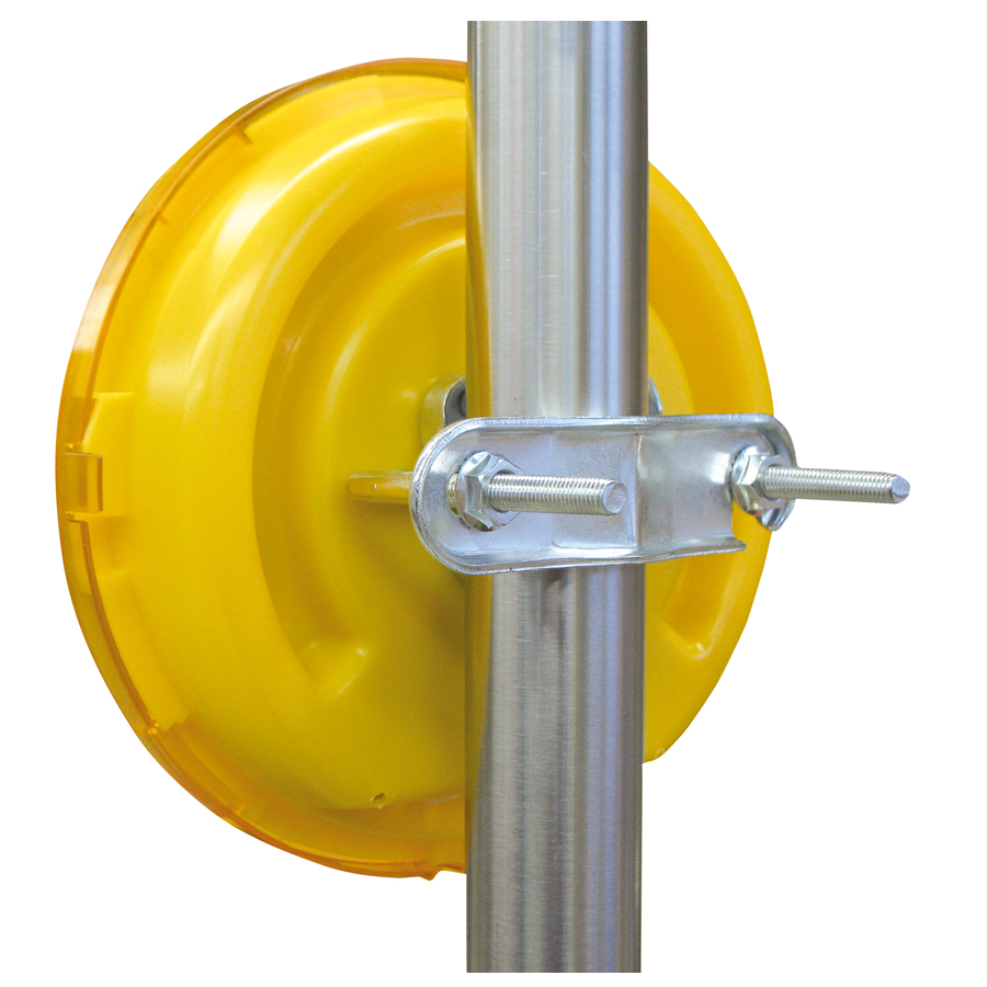 Halter bis 82 mm Rohrdurchmesser für Vorwarnleuchten 