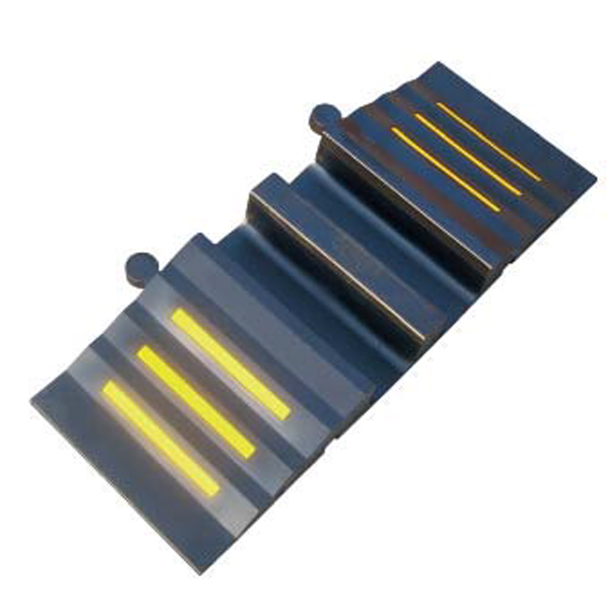 Schlauch- und Kabelbrücke schwarz