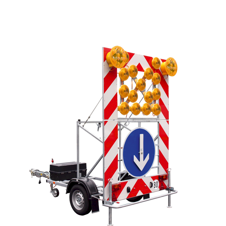 Fahrbare Absperrtafel Typ B 1 