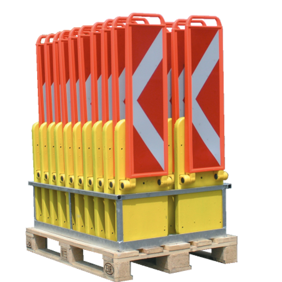 Transport- u. Lagerbox für bis zu 20 horizont klemmfix Sicherheits Klapp-Baken