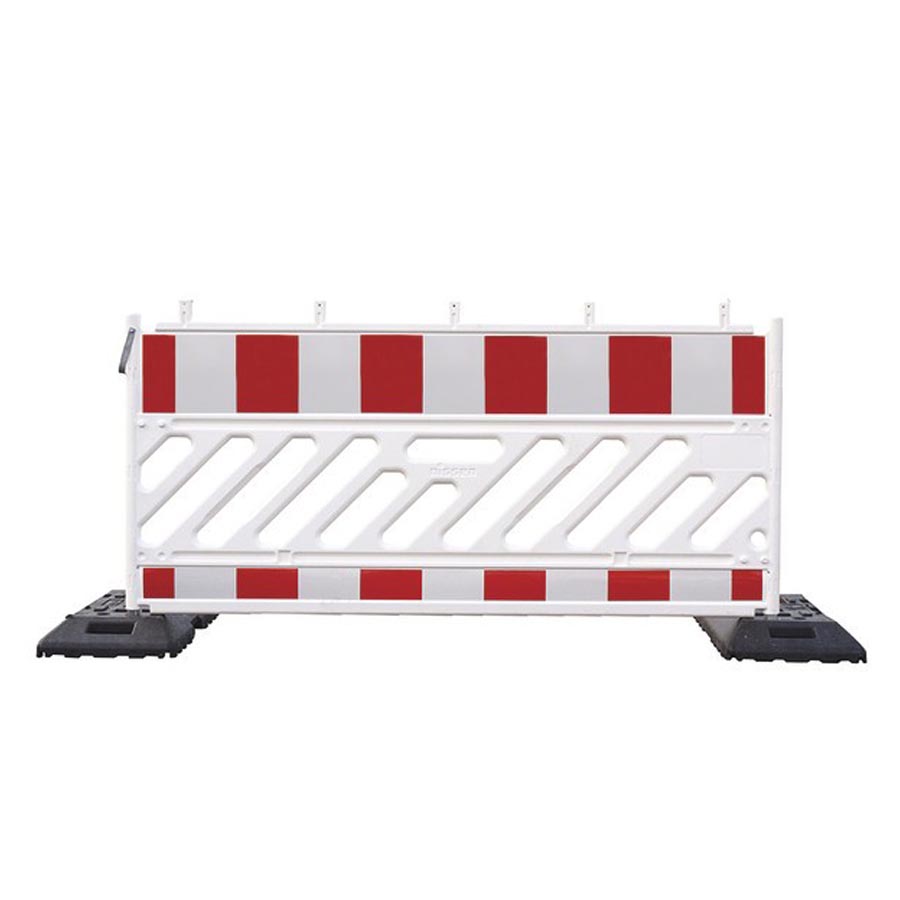 Komplett- Set Absturzsicherung aus Kunststoff und K1 Füße