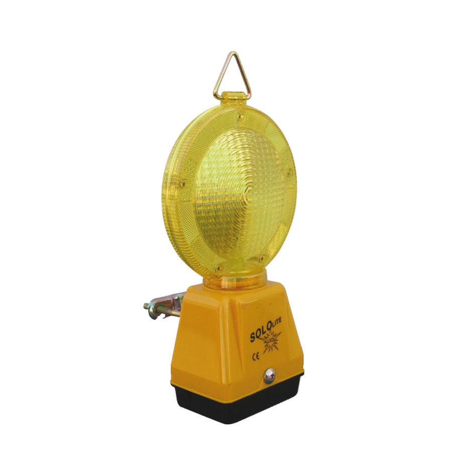 Warnleuchte SOLOLITE LED zweiseitig gelb,mit Halter